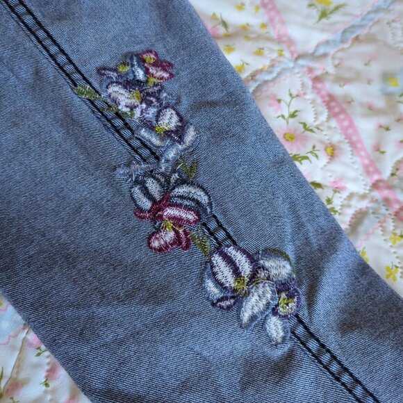 Embroidered jeans by J.Jill - Picture 7 of 7